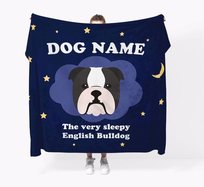 'The Very Sleepy...' - Personalised {breedFullName} Blanket